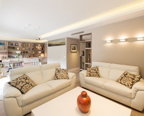 Sofas - Pedralbes apartment interior design project in Barcelona