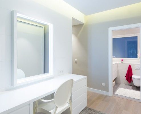 Dressing table - Pedralbes apartment interior design project in Barcelona