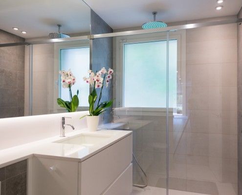 Bathroom - Pedralbes apartment interior design project in Barcelona